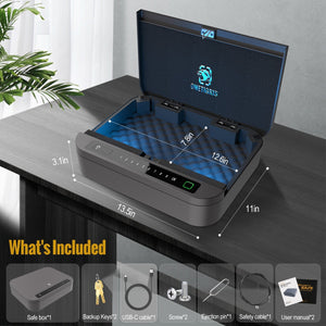 Review for OneTigris Touch Screen digital Biometric Gun Safe Box