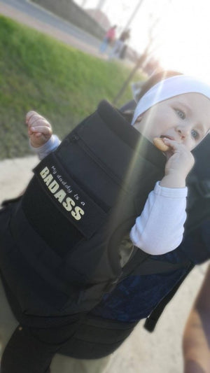 "BIG PAPA" TACTICAL BABY FRONT/BACK CARRIER