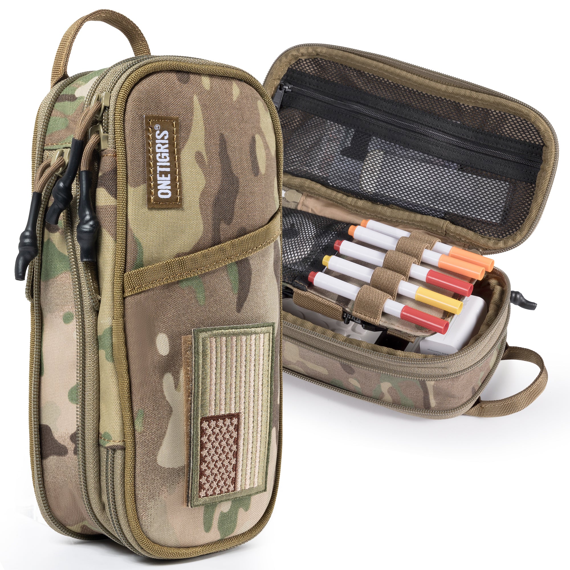 Pencil Case 01丨 Features Velcro & Signature Area