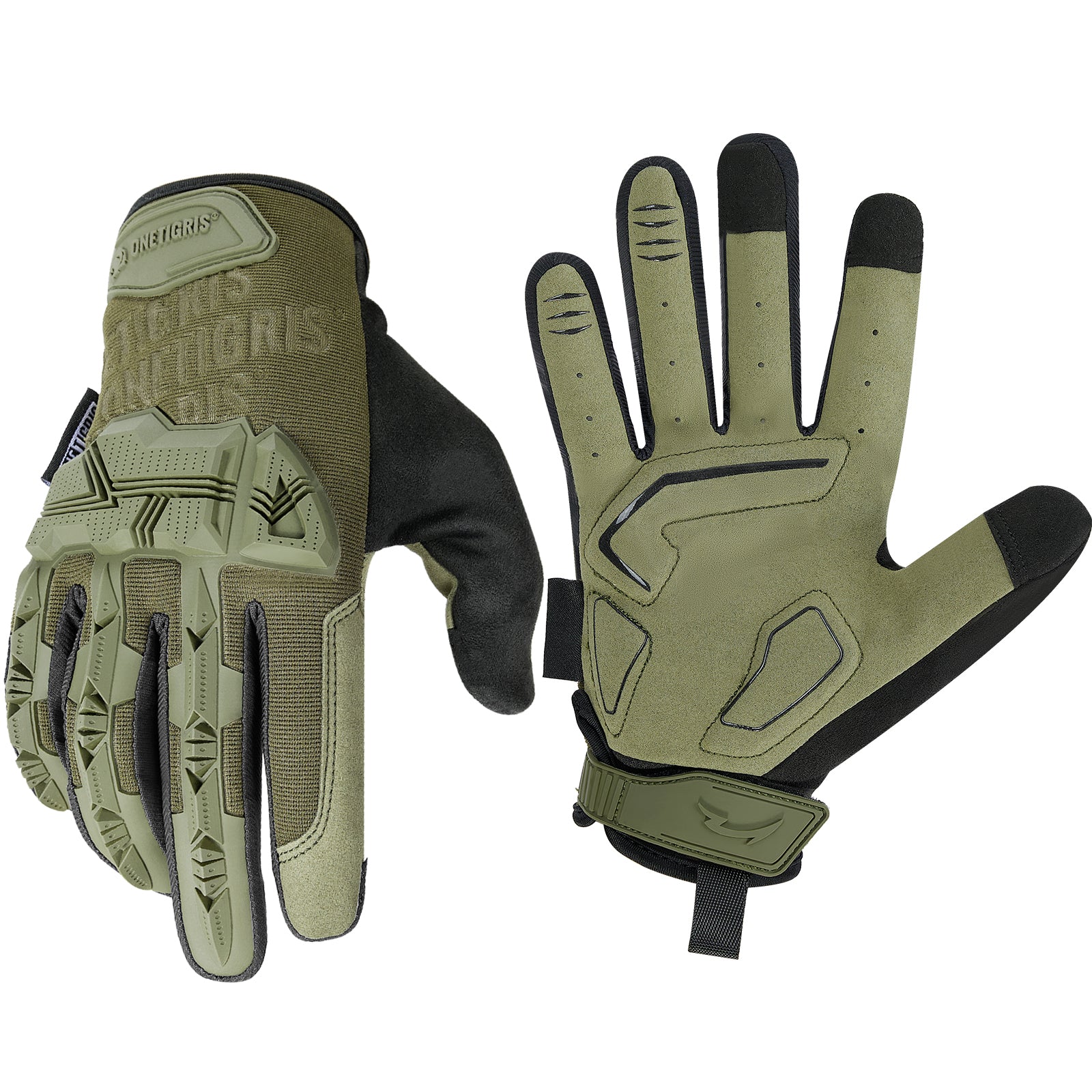 Tactical Motorcycle Gloves丨Touchscreen & PVC Protection
