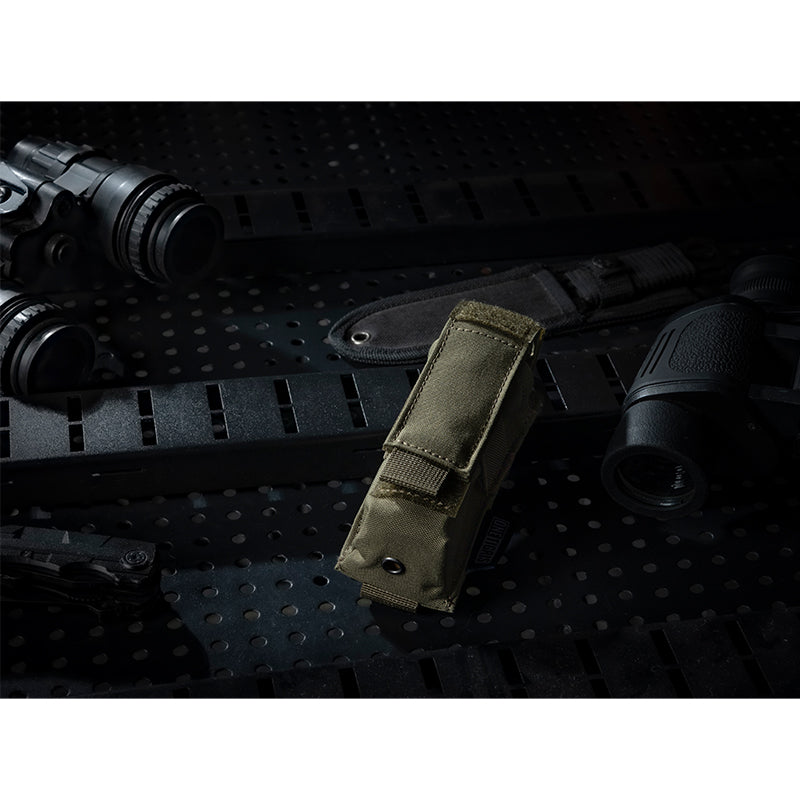 Flashlight Pouch 02 丨MOLLE System & Adjustable Hooks