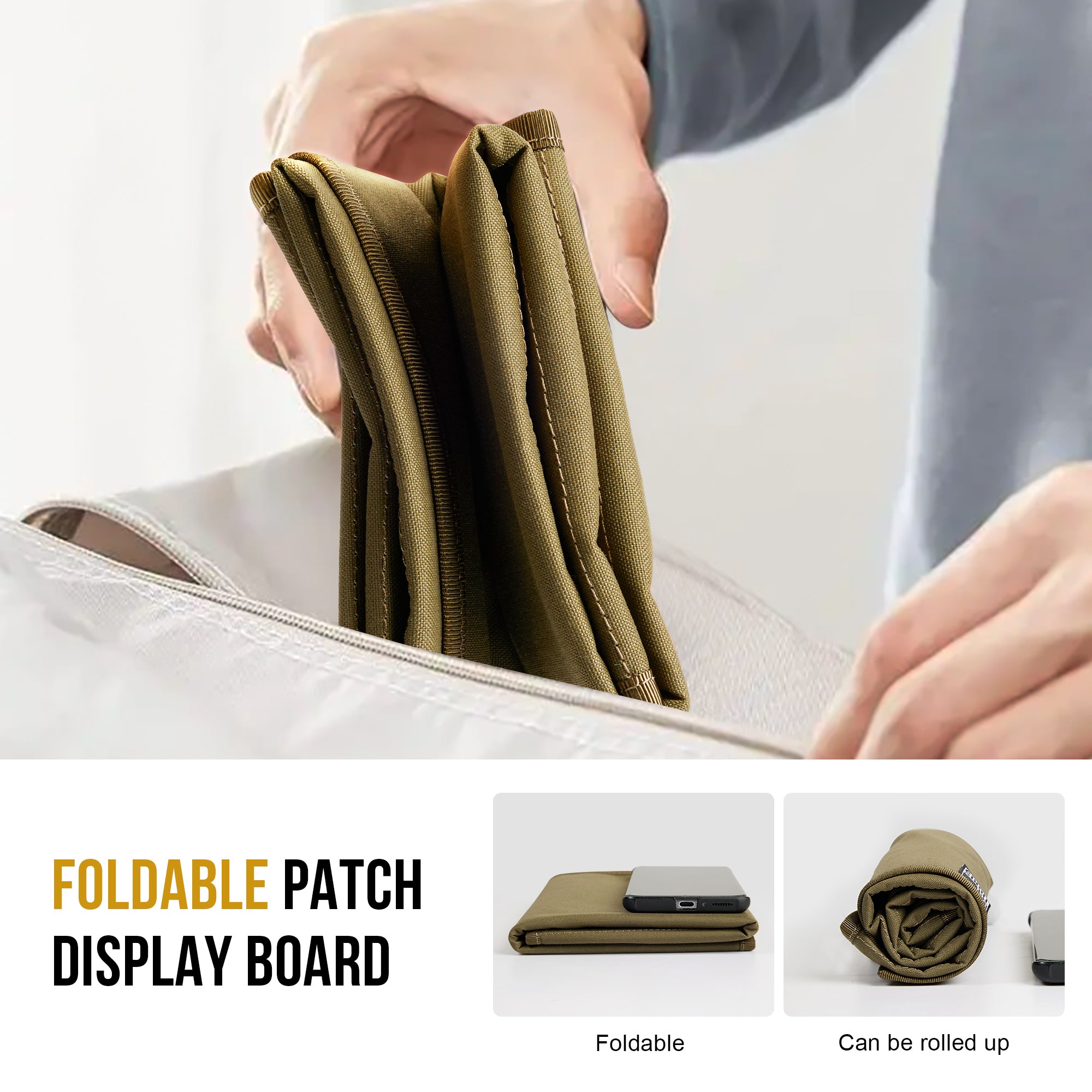 Patch Display 丨 22"x17.7"& Foldable