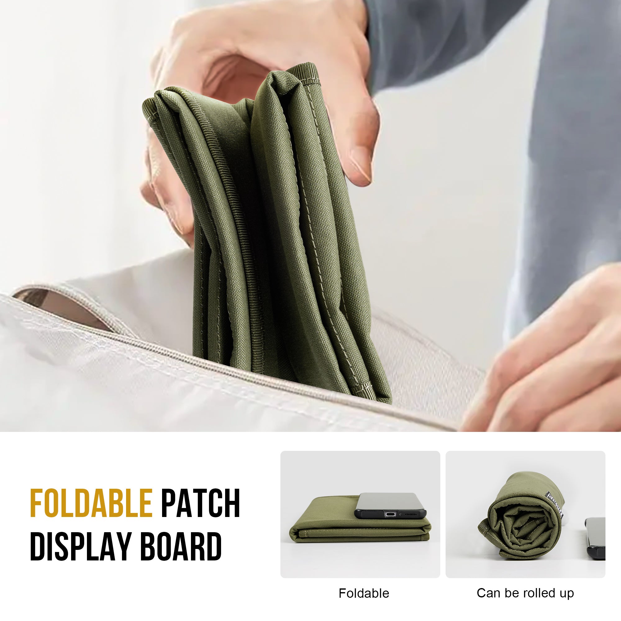 Patch Display 丨 22"x17.7"& Foldable