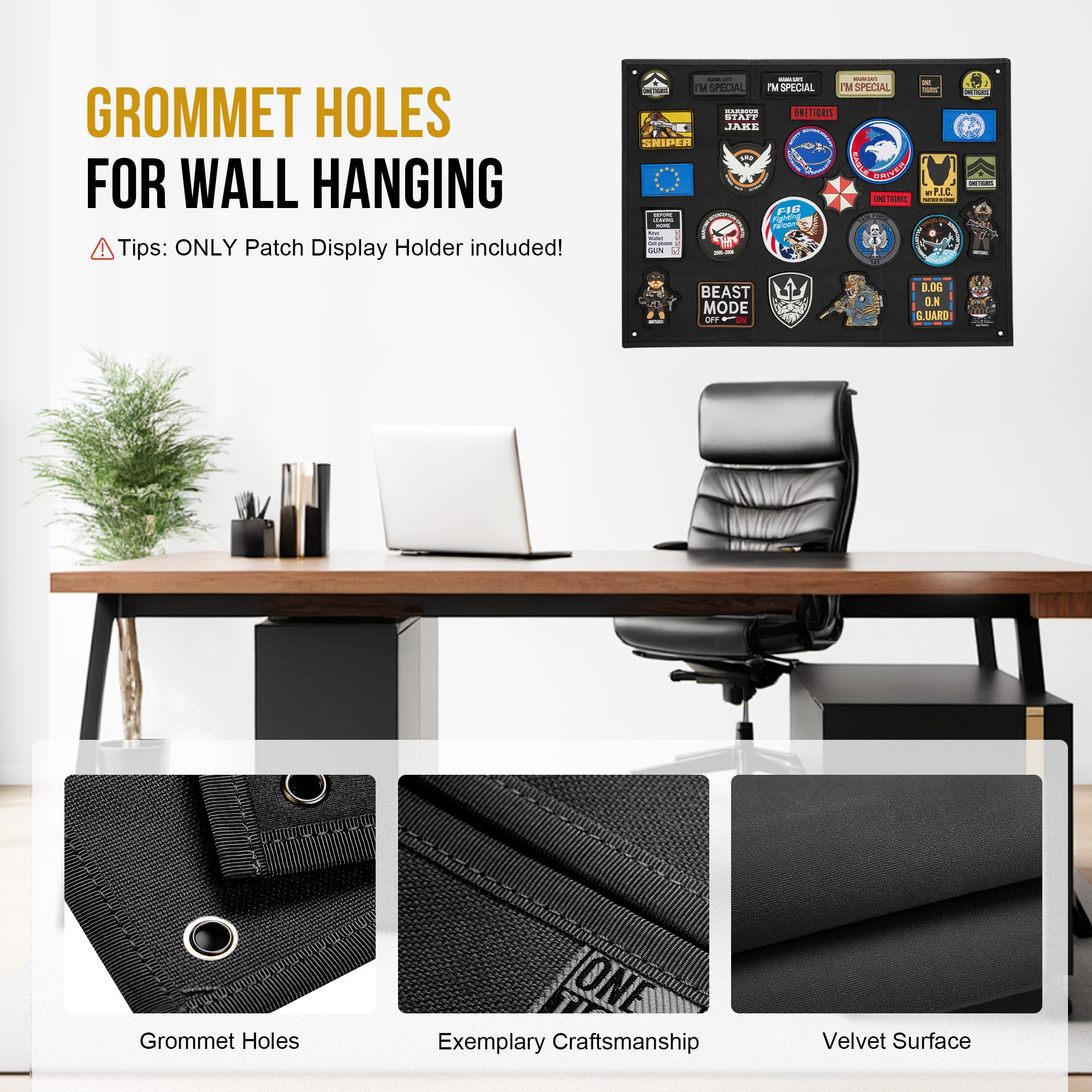 Patch Display 丨 22"x17.7"& Foldable