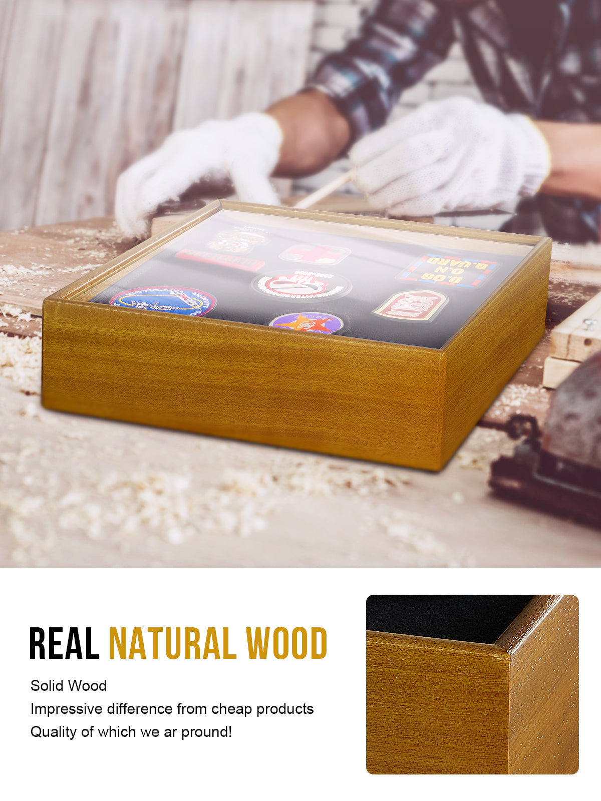 Hidden Gun Storage | Secret Storage with Photo Frame & Patch Display