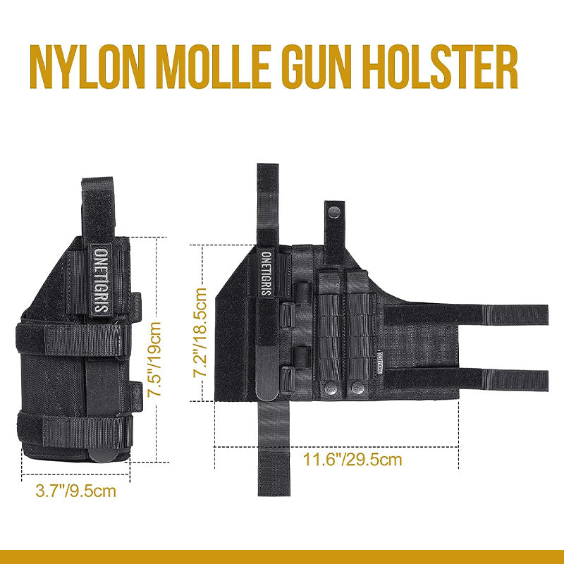 Pistol Holster 05 丨 Right Hand & 500D Nylon