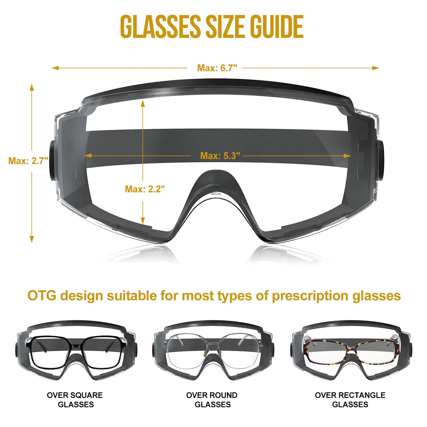 optical goggles Shooting Safety Goggles 11 | Anti-Fog ANSI Z87.1