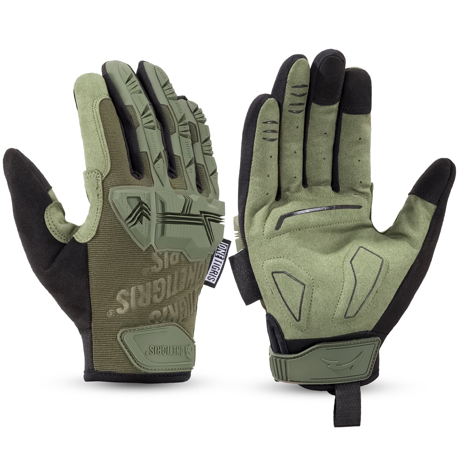 Tactical Motorcycle Gloves丨Touchscreen & PVC Protection