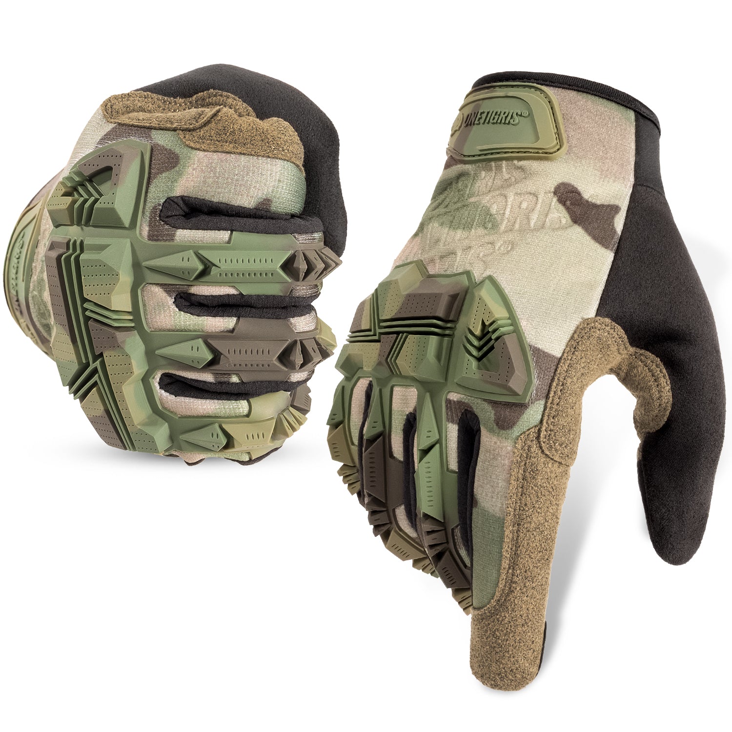 Tactical Motorcycle Gloves丨Touchscreen & PVC Protection