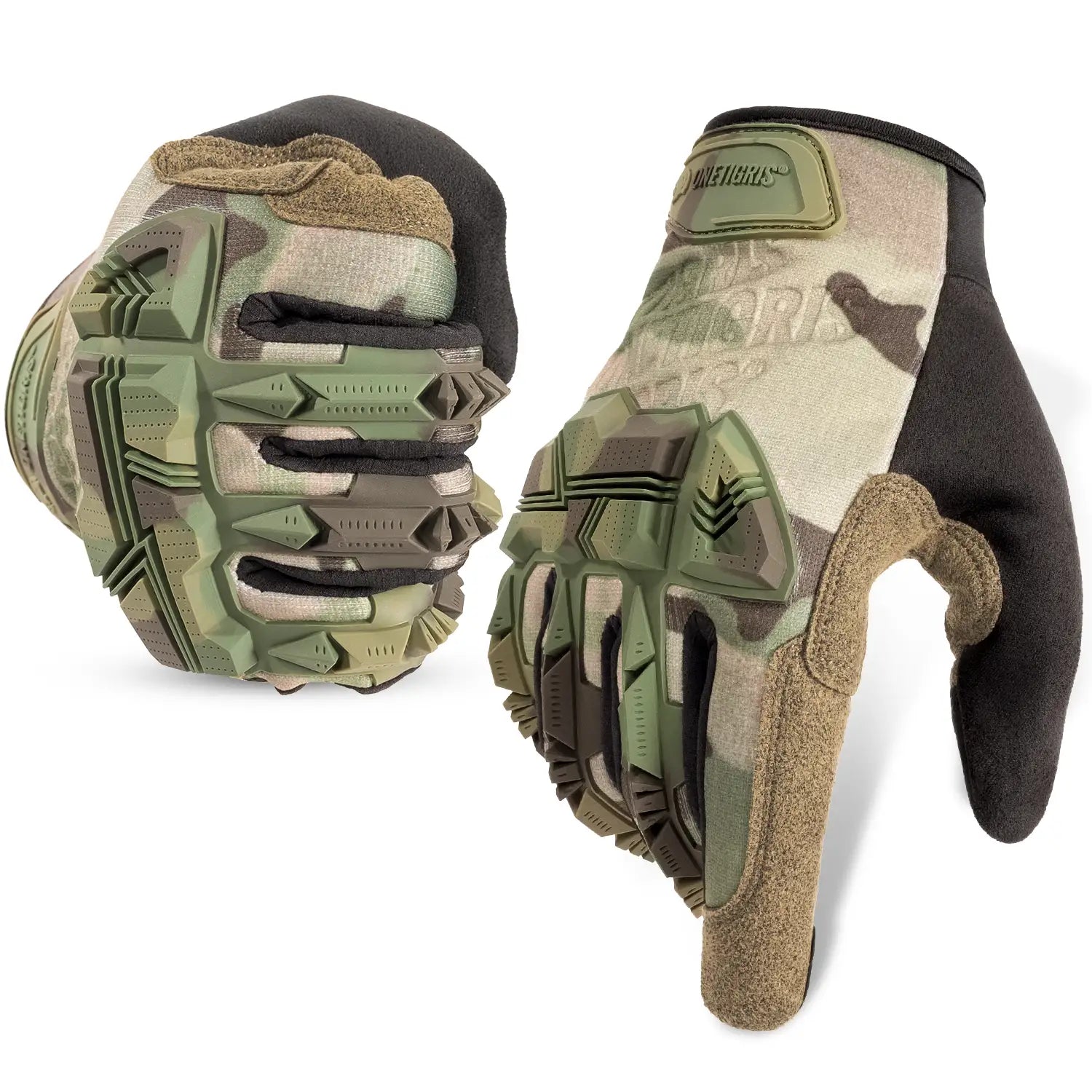 Tactical Motorcycle Gloves丨Touchscreen & PVC Protection