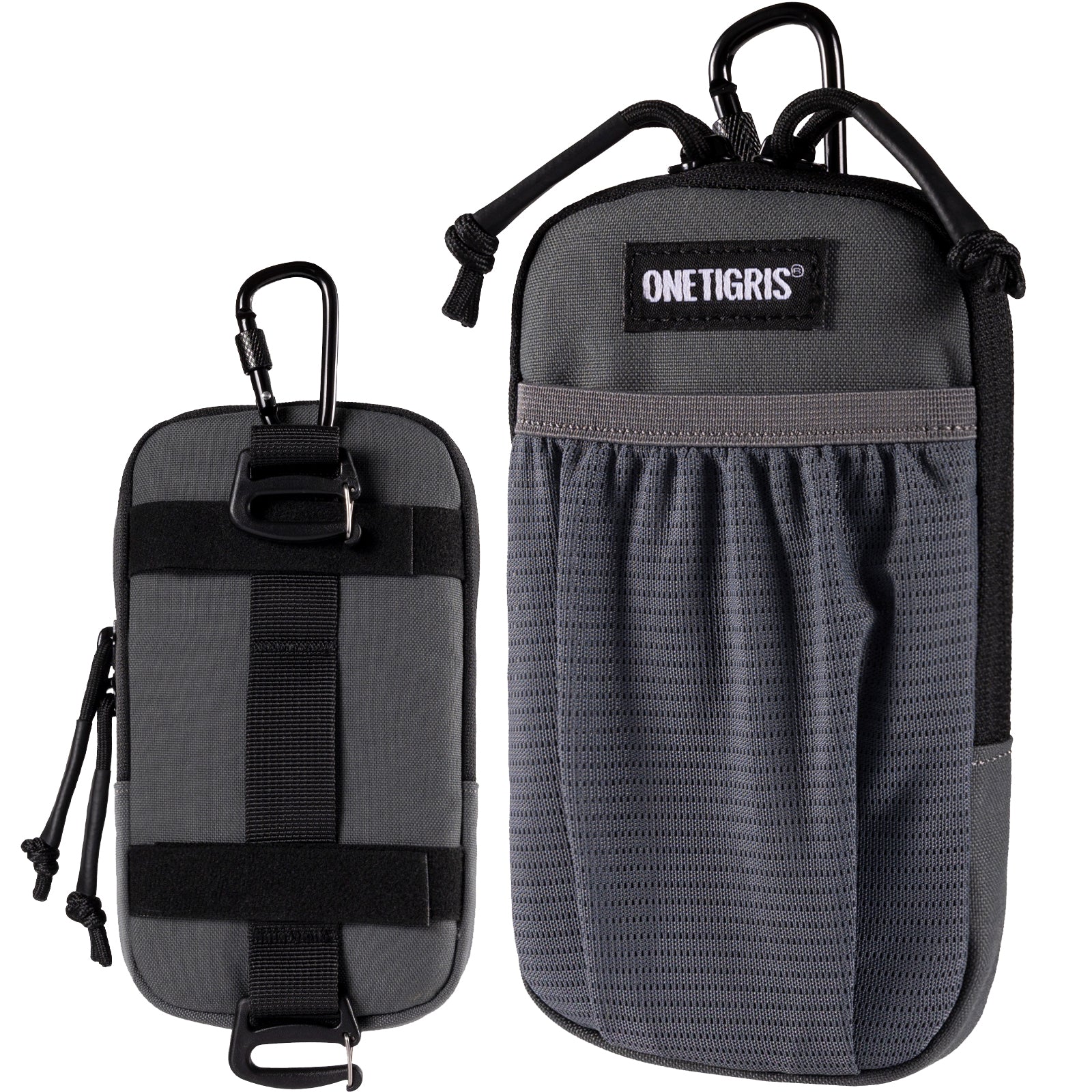 MOLLE Phone Pouch 丨 Heavy-duty carabiners & YKK zippers