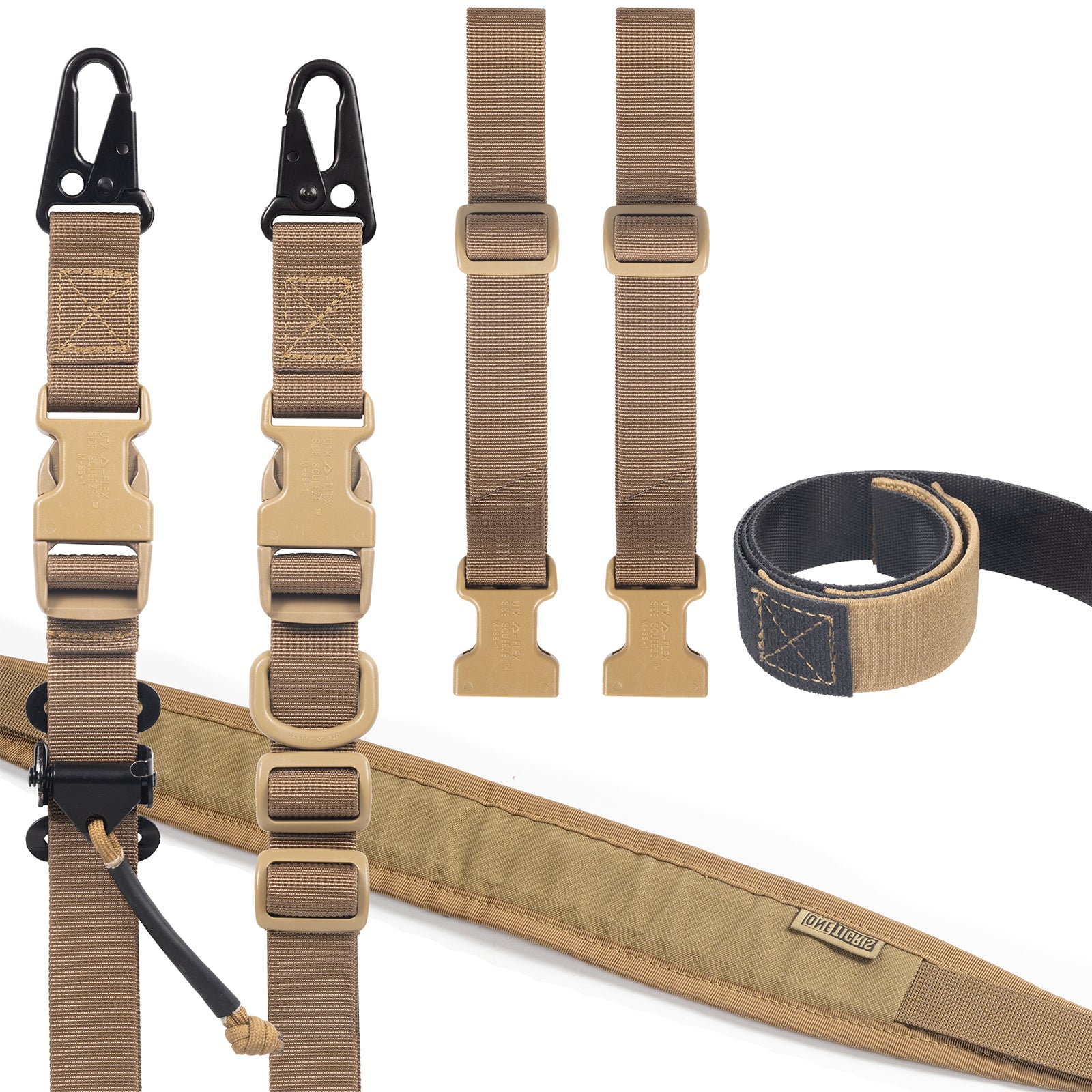 2-Point Sling 01丨 Quick-Adjust&Velcro Storage Tie