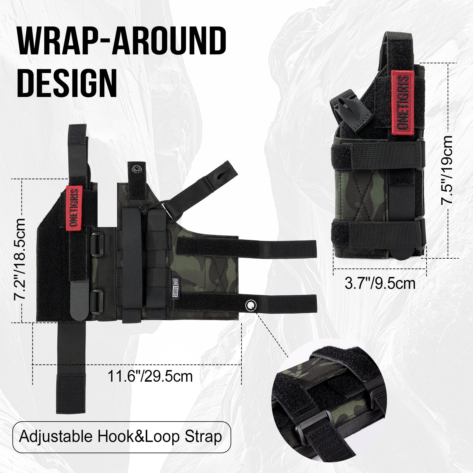 Pistol Holster 05D — Optics-Ready Upgrade | MOLLE System & 0.3s Quick Release