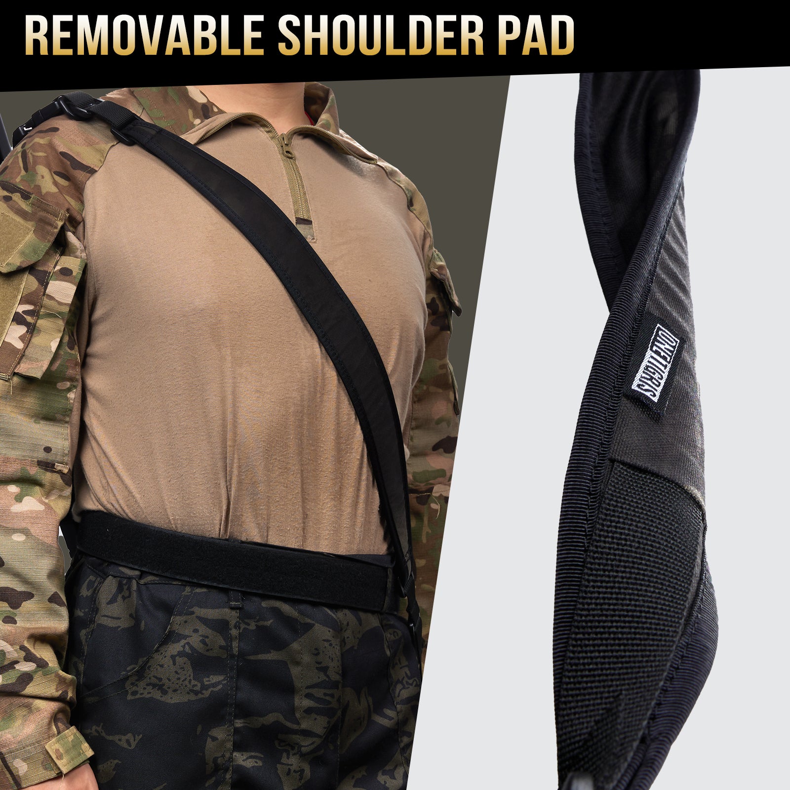 2-Point Sling 01丨 Quick-Adjust&Velcro Storage Tie