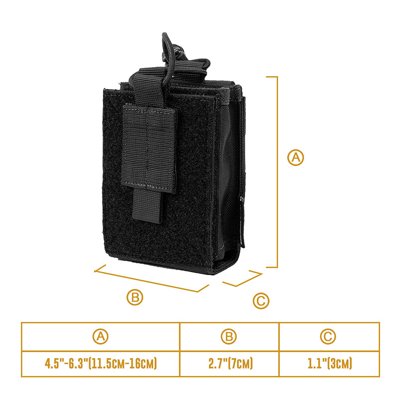 Adjustable Radio Holster 03 丨MOLLE System & Adjustable Size