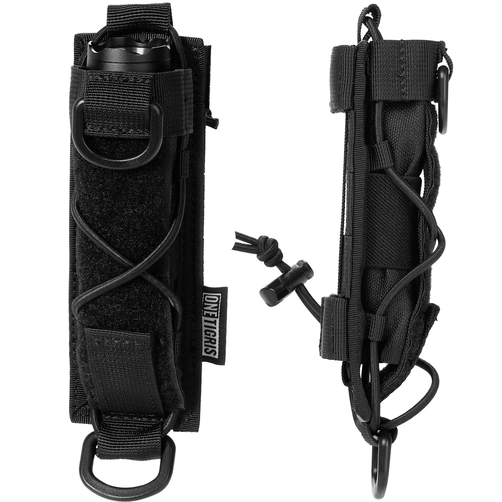 Flashlight Pouch 04 丨 MOLLE System & Adjustable Size
