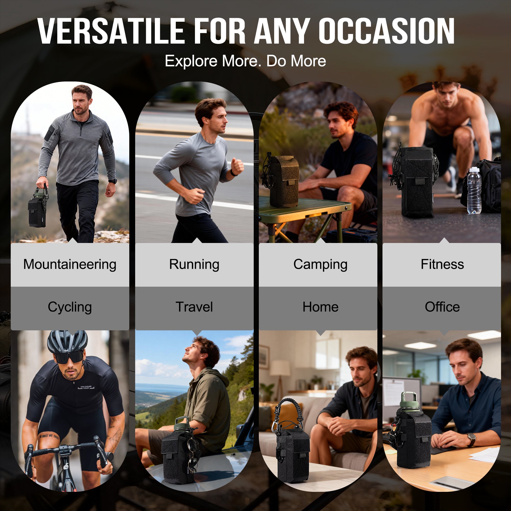 32oz Water Bottle Sleeve 13 | Multi-Functional & Compact and Portable