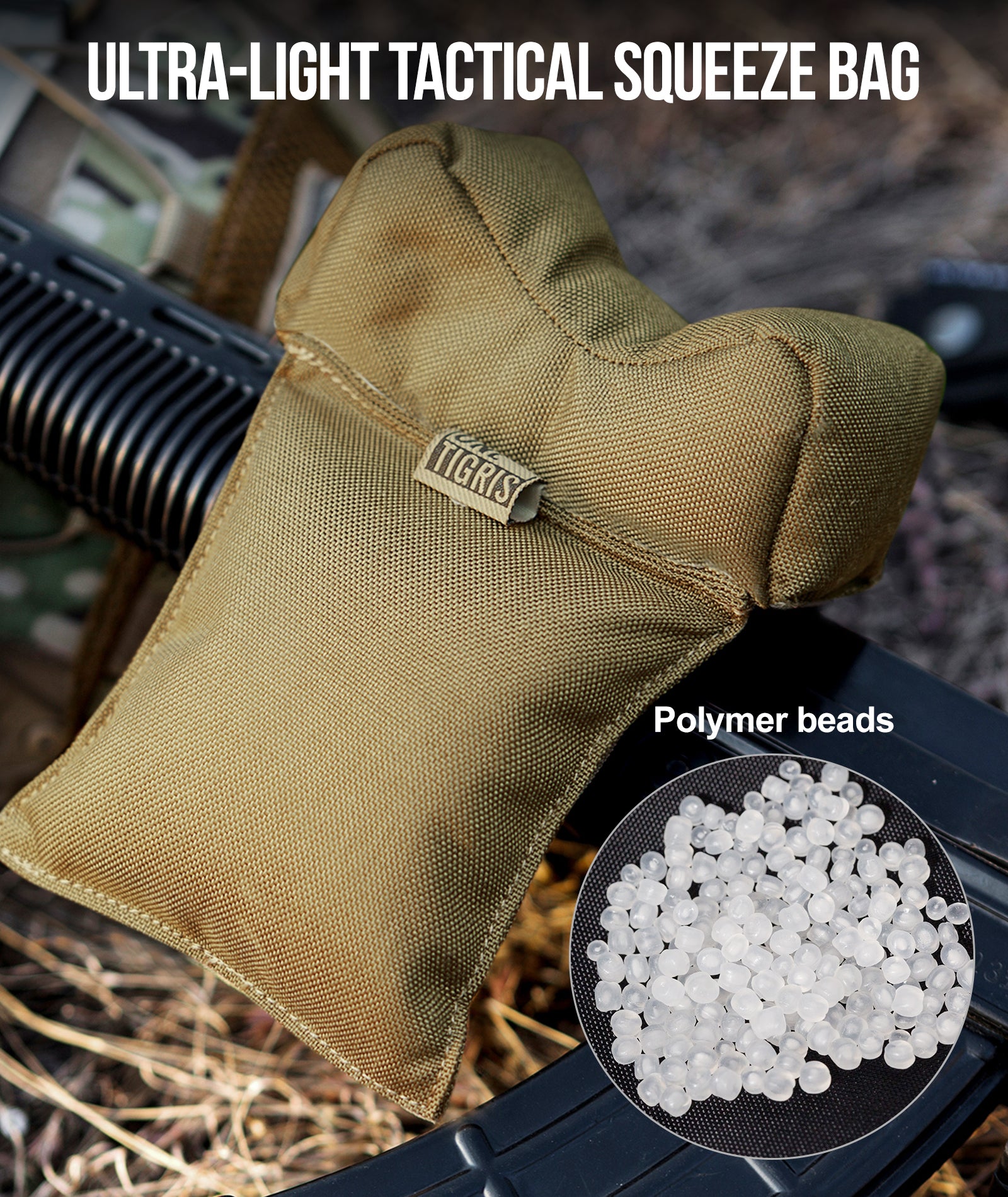 Gun Rest Bag 01 丨500D Nylon & Pre-filled
