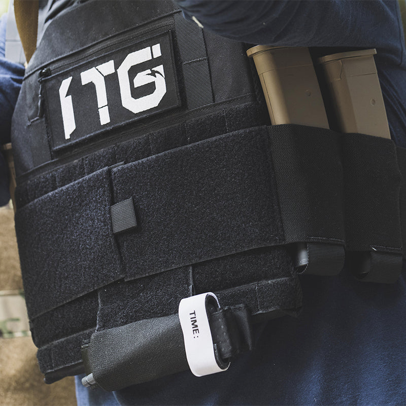 Elastic Tourniquet Holder 丨With Hook Mounting Surface & TQ Holster