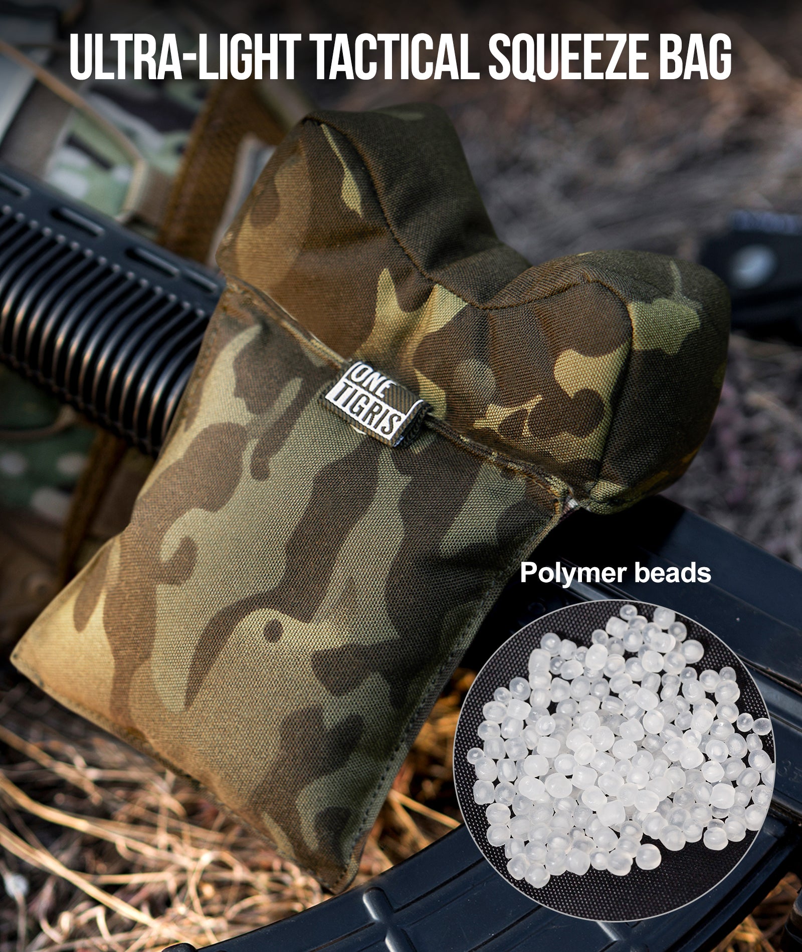 Gun Rest Bag 01 丨500D Nylon & Pre-filled