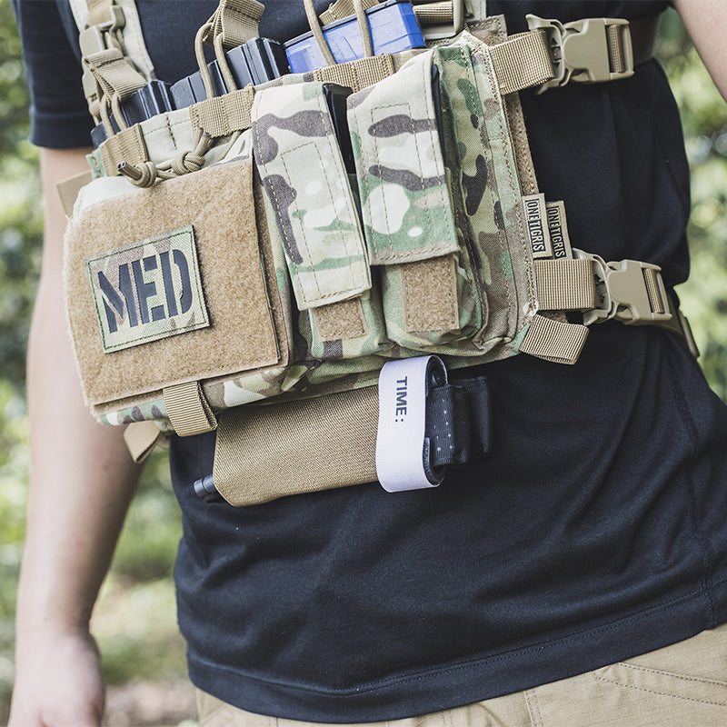 Elastic Tourniquet Holder 丨With Hook Mounting Surface & TQ Holster