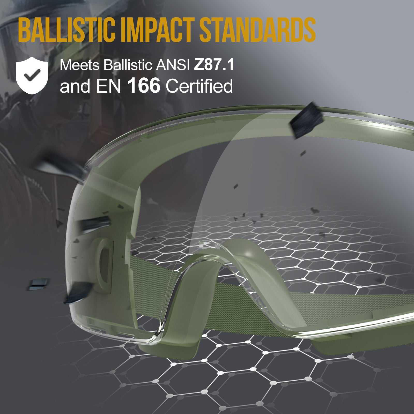 Shooting Safety Goggles 11 丨Anti-Fog & Sunglasses