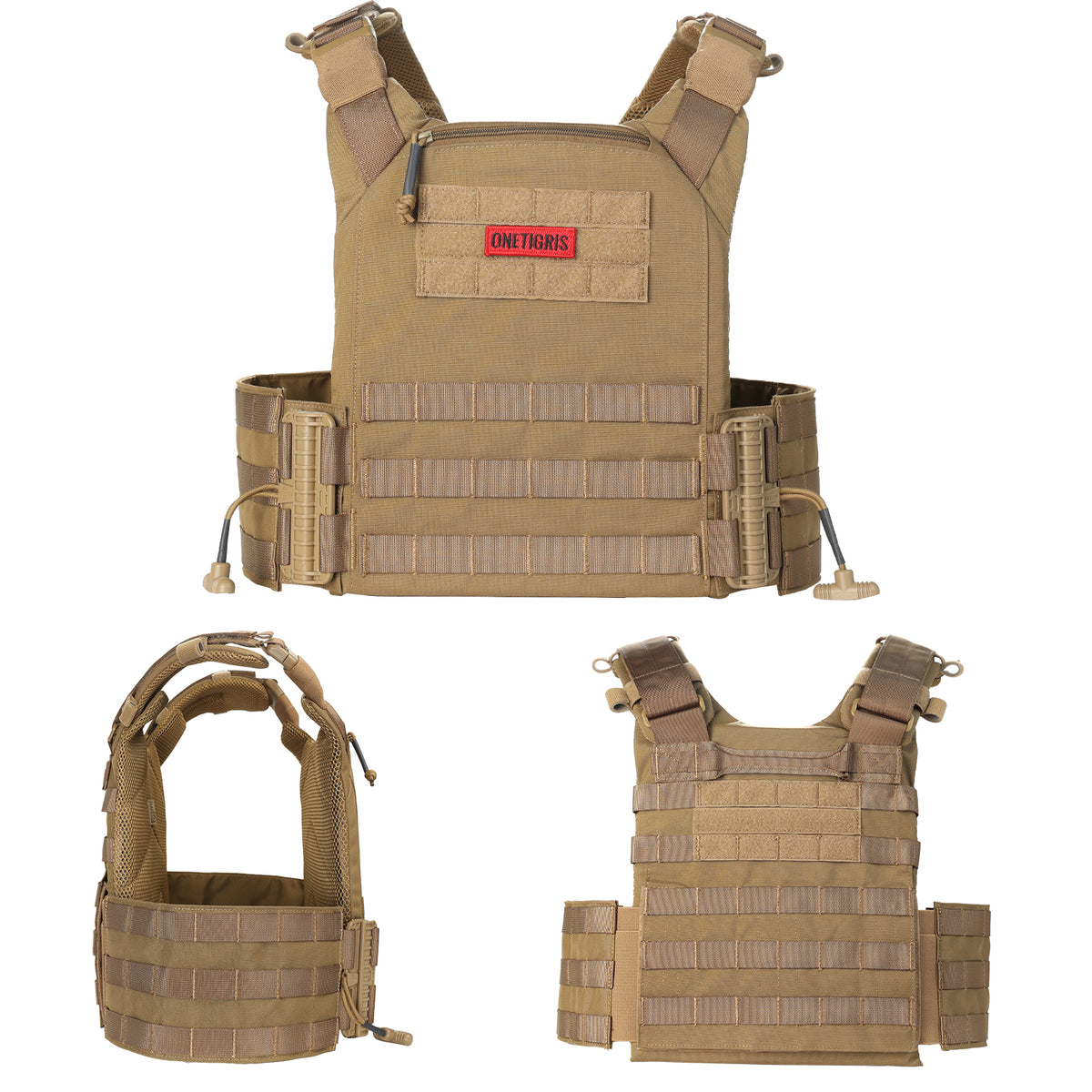 OneTigris PLPC vest tactische carrier vest borstbeschermer voor CS OneTigris PLPC vest tactische carrier vest borstbeschermer voor CS