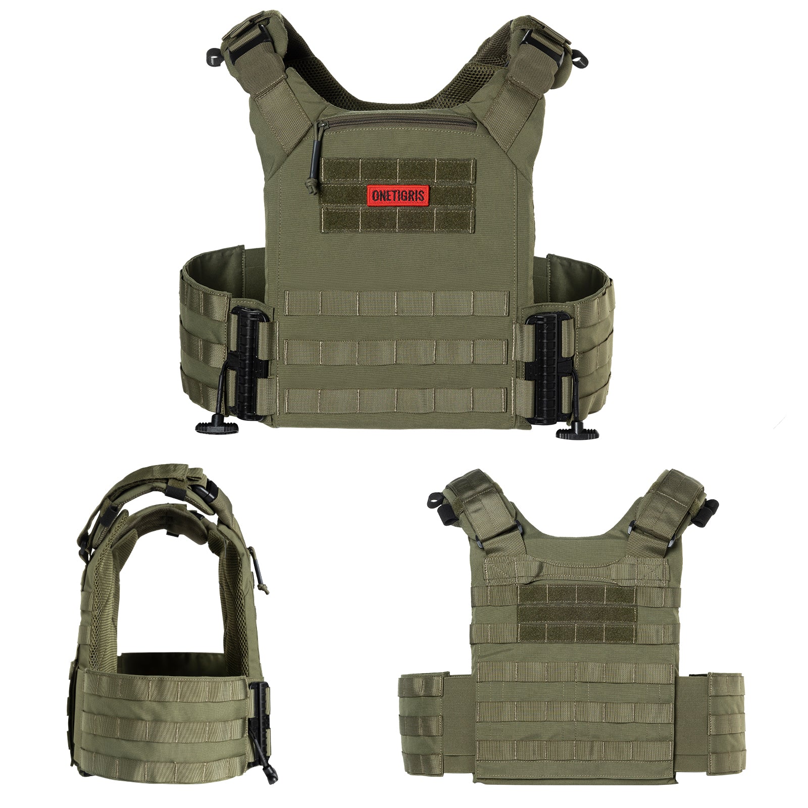 FYR Tactical Vest 丨 MOLLE System & Adjustable Size