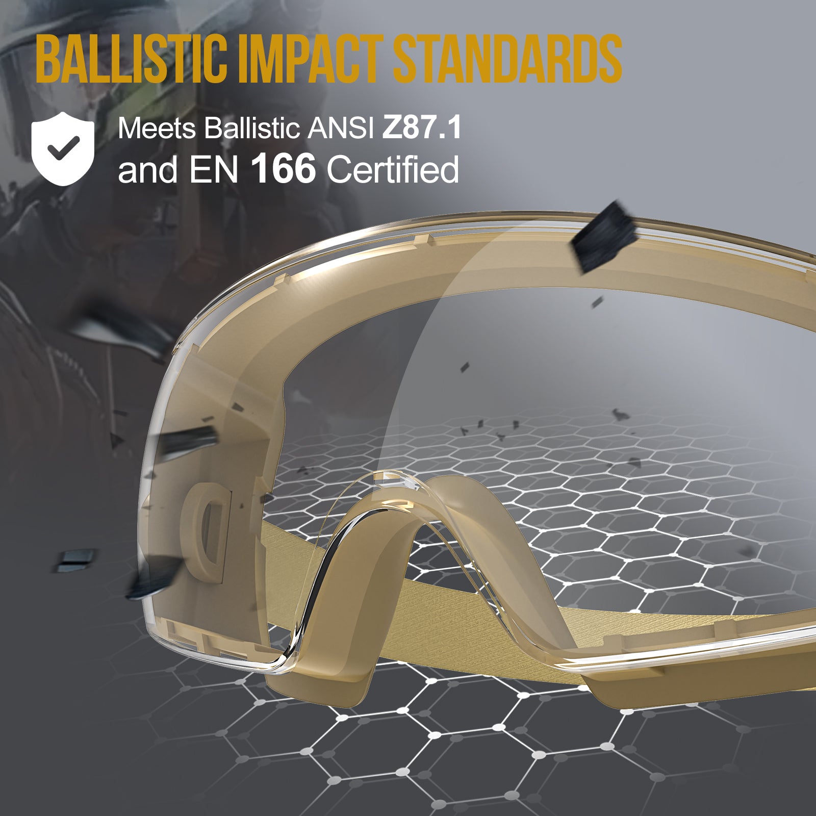 Shooting Safety Goggles 11 丨Anti-Fog & Sunglasses