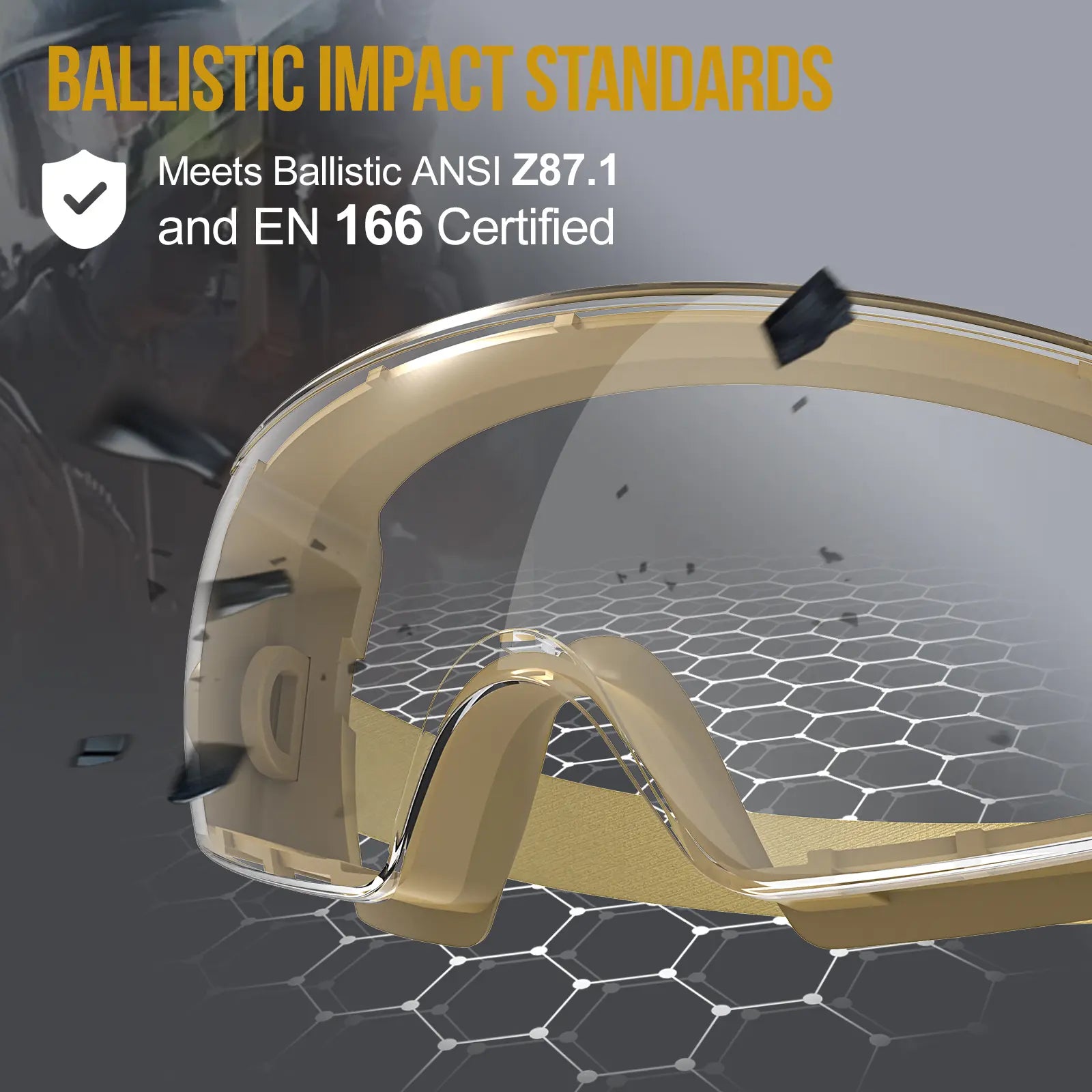 Shooting Safety Goggles 11 丨Anti-Fog & Sunglasses