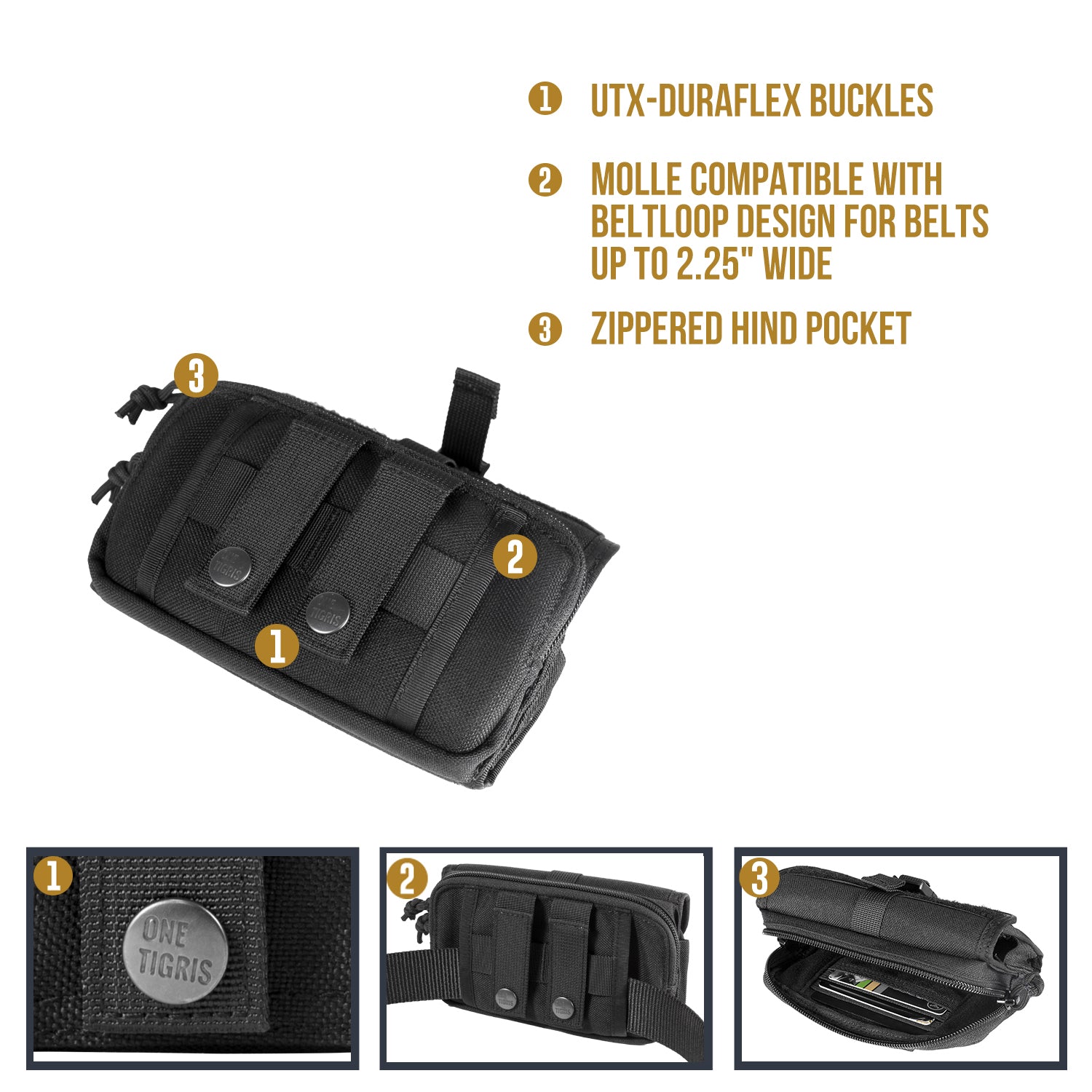 Phone Pouch for MOLLE System | Tactical Phone Pouch | OneTigris
