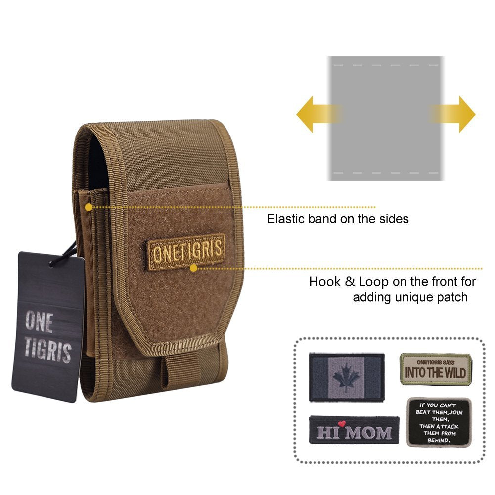 Phone Pouch 01 丨 MOLLE System & Velcro Panel