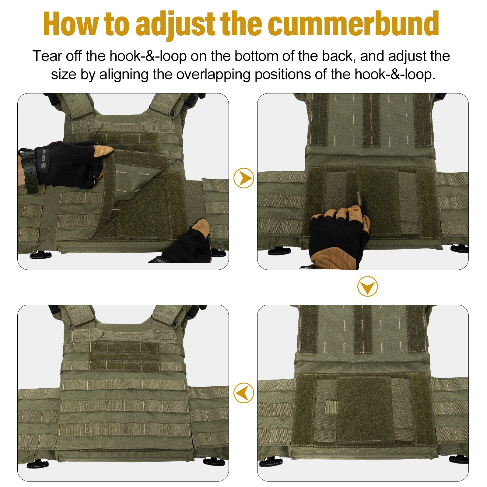 FYR Tactical Vest 丨 MOLLE System & Adjustable Size