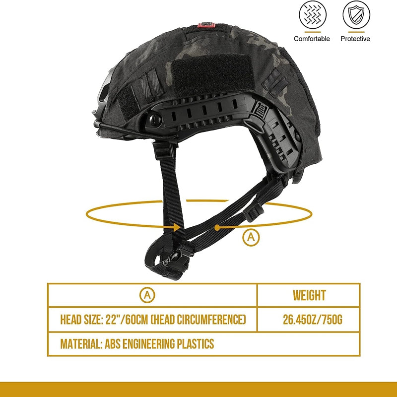 Tactical Helmet 17 丨丨MOLLE System & Rail System