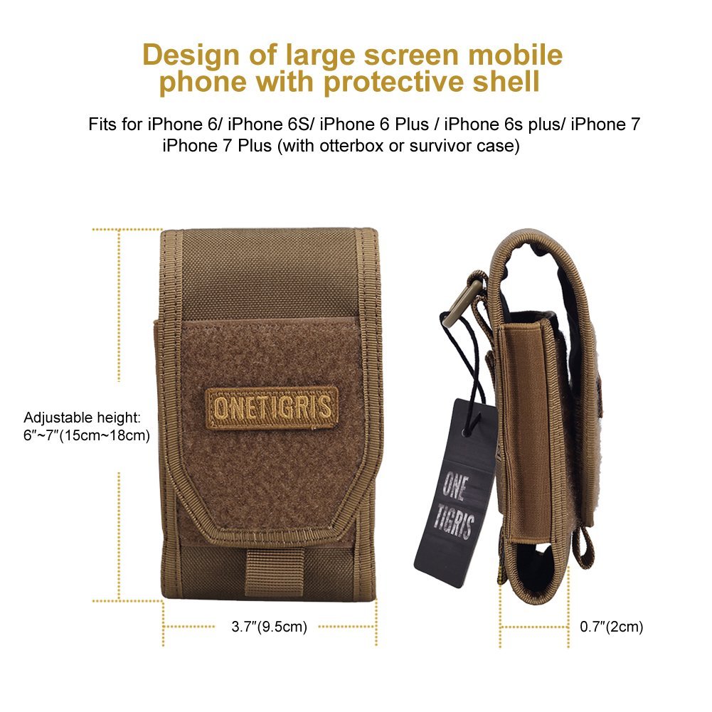 Phone Pouch 01 丨 MOLLE System & Velcro Panel