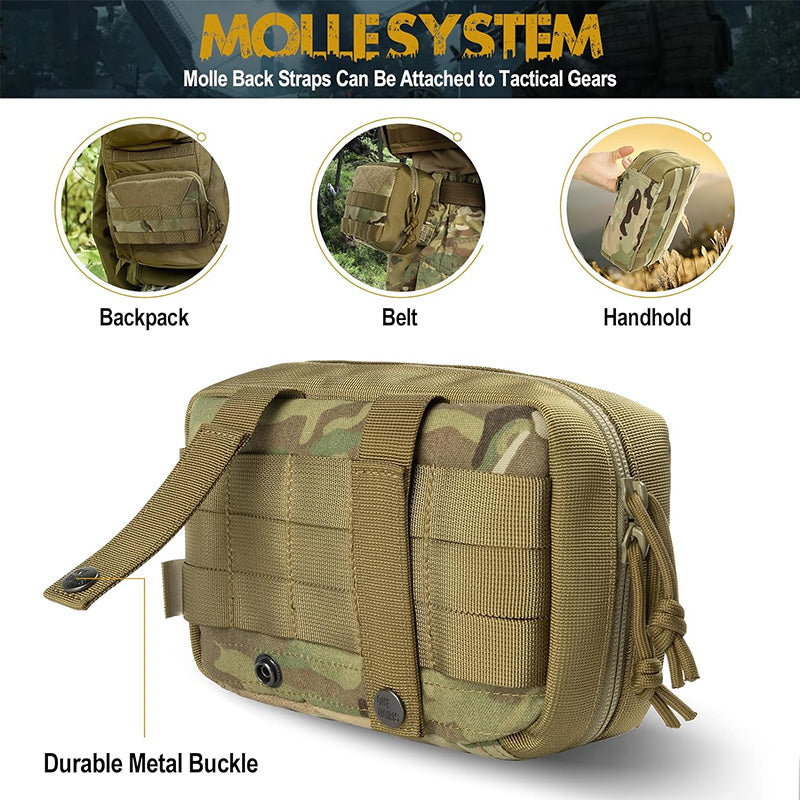DRAGON SNAIL Admin Pouch丨MOLLE System &Velcro panel