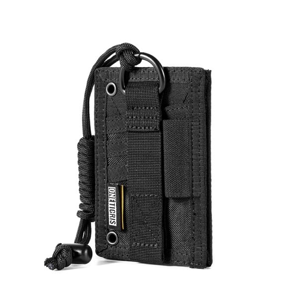 id card sleeve ID Badge Holder 丨 With open-end rings & Velcro panel