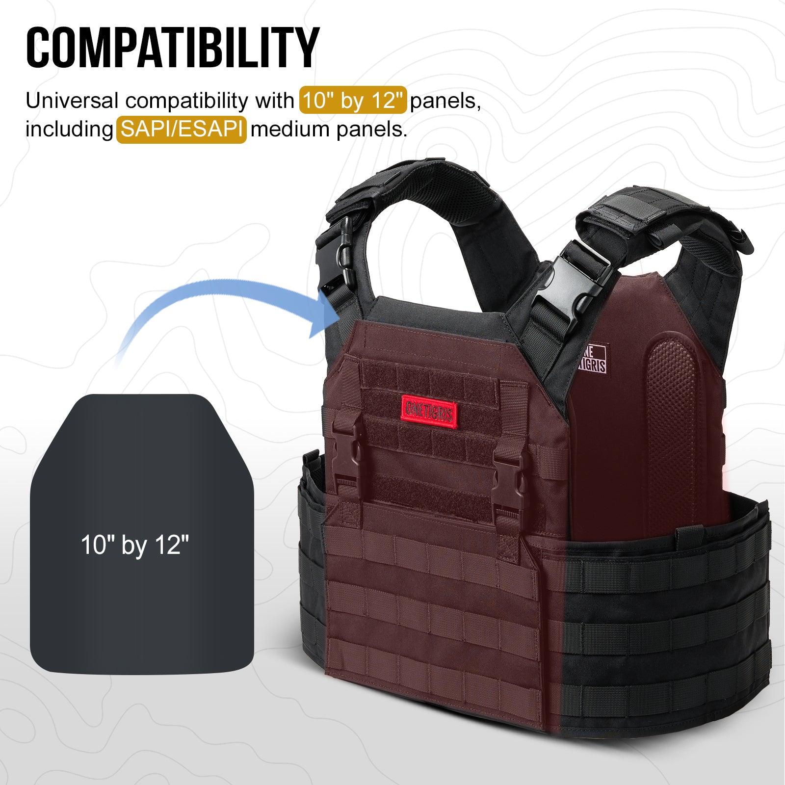 GRIFFIN Tactical Vest 丨MOLLE System & Velcro Panel