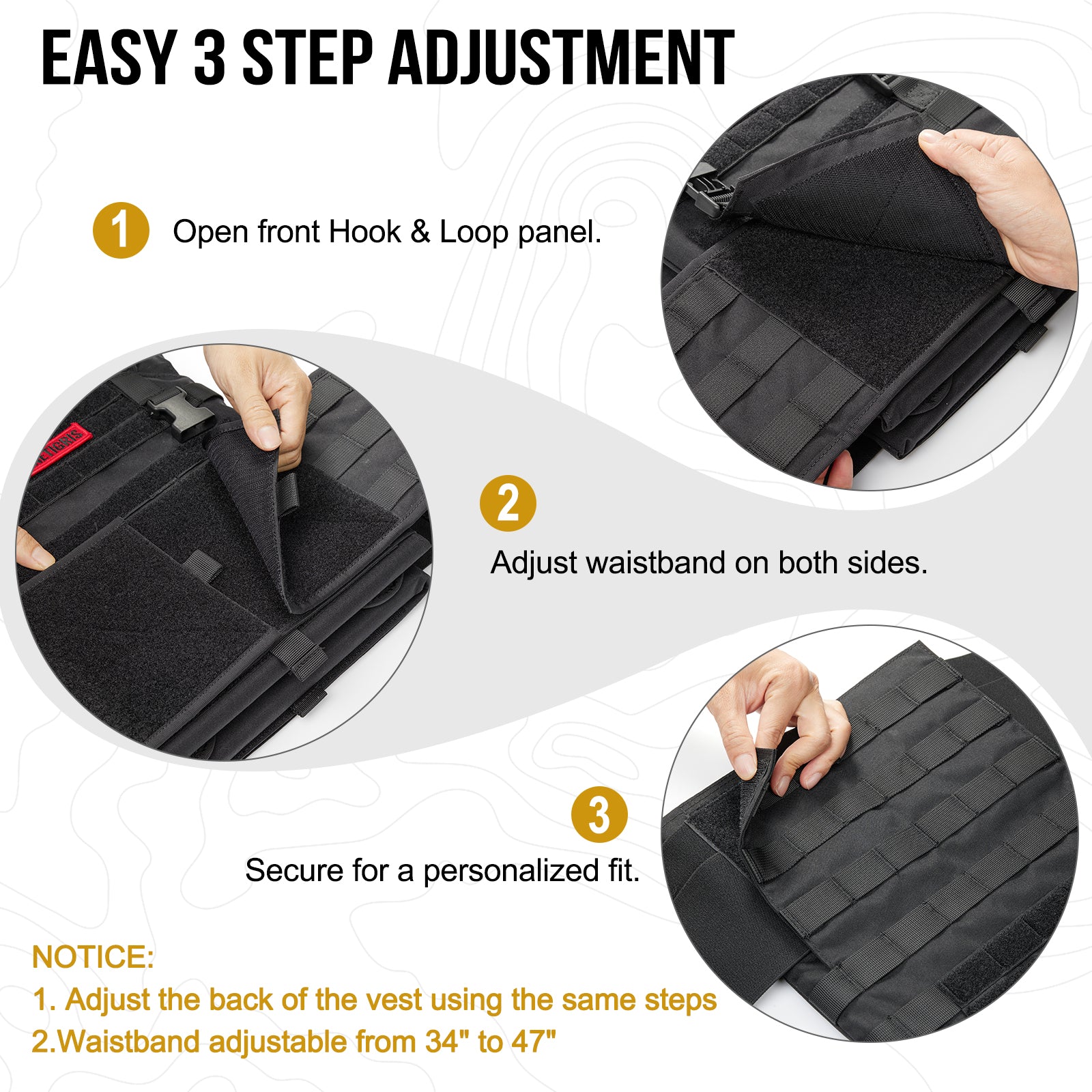 GRIFFIN Tactical Vest 丨MOLLE System & Velcro Panel