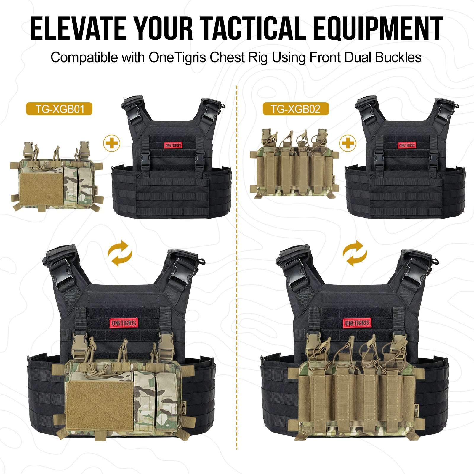 GRIFFIN Tactical Vest 丨MOLLE System & Velcro Panel