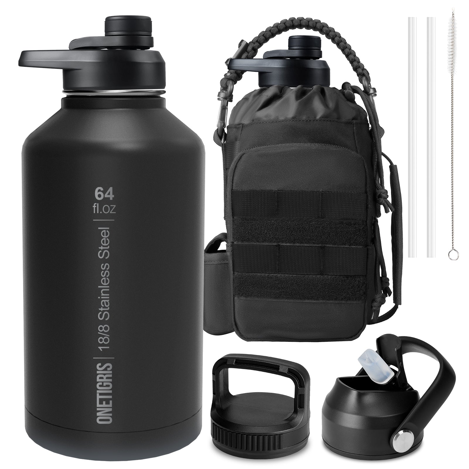 OneTigris 64oz Insulated Water Bottle with Pouch set – OneTigris
