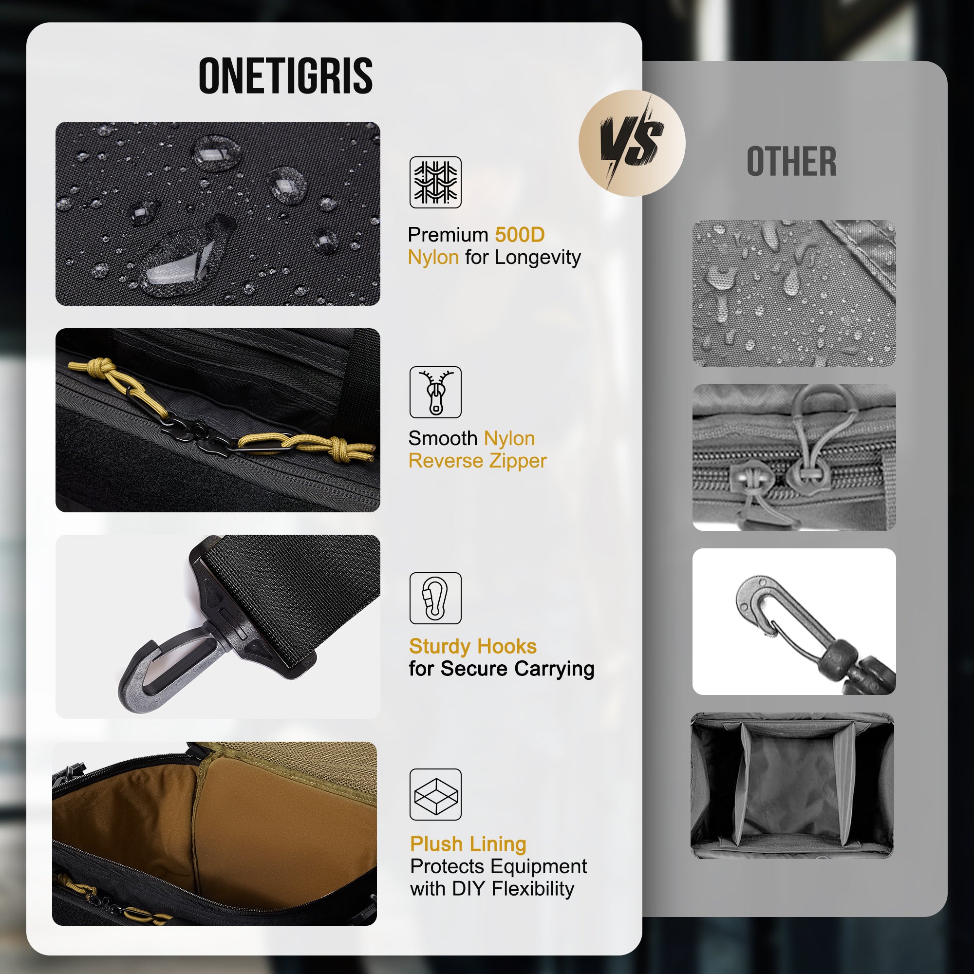 Tactical Shoulder Bag 01B 丨 Multi-Functional & High Capacity