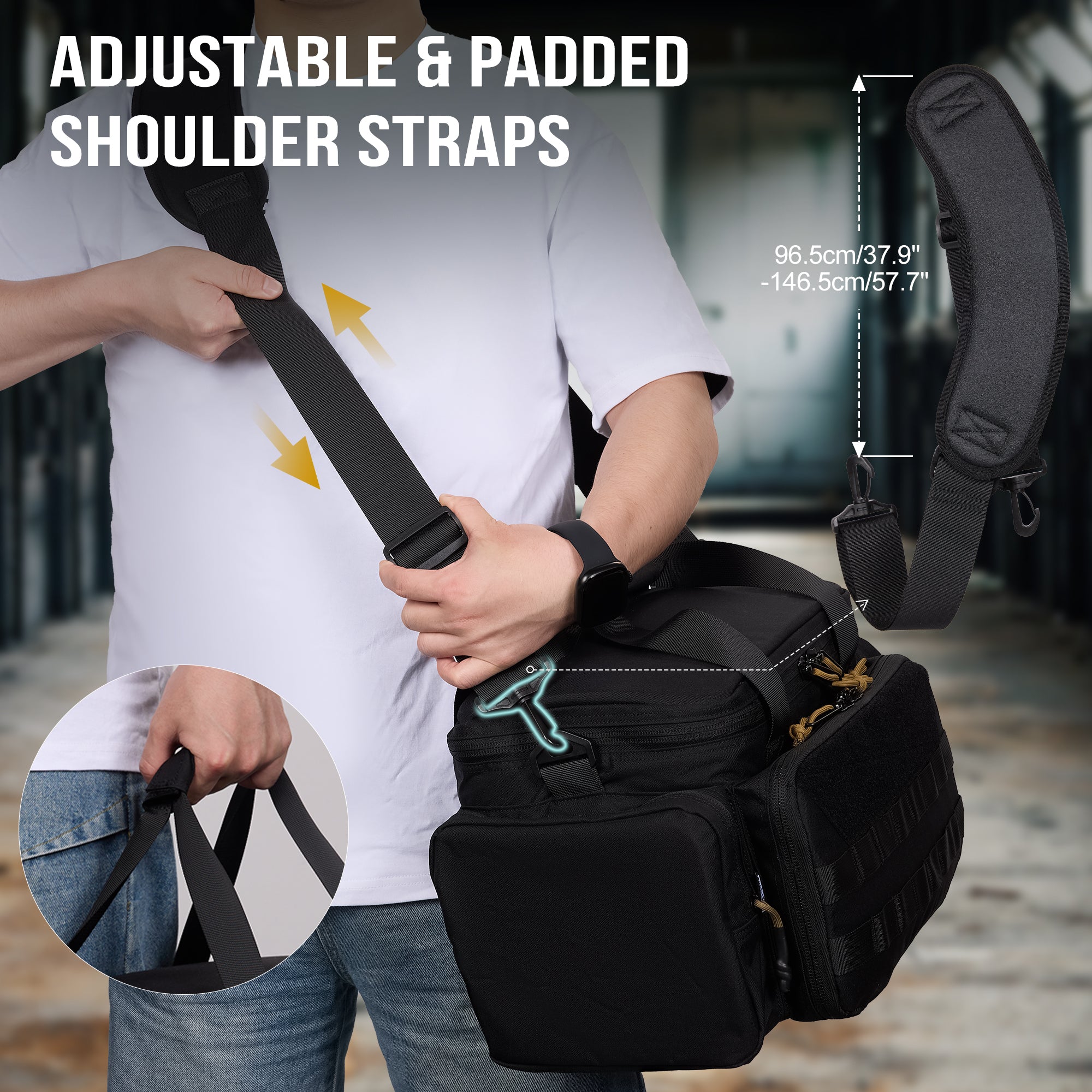 Tactical Shoulder Bag 01B 丨 Multi-Functional & High Capacity