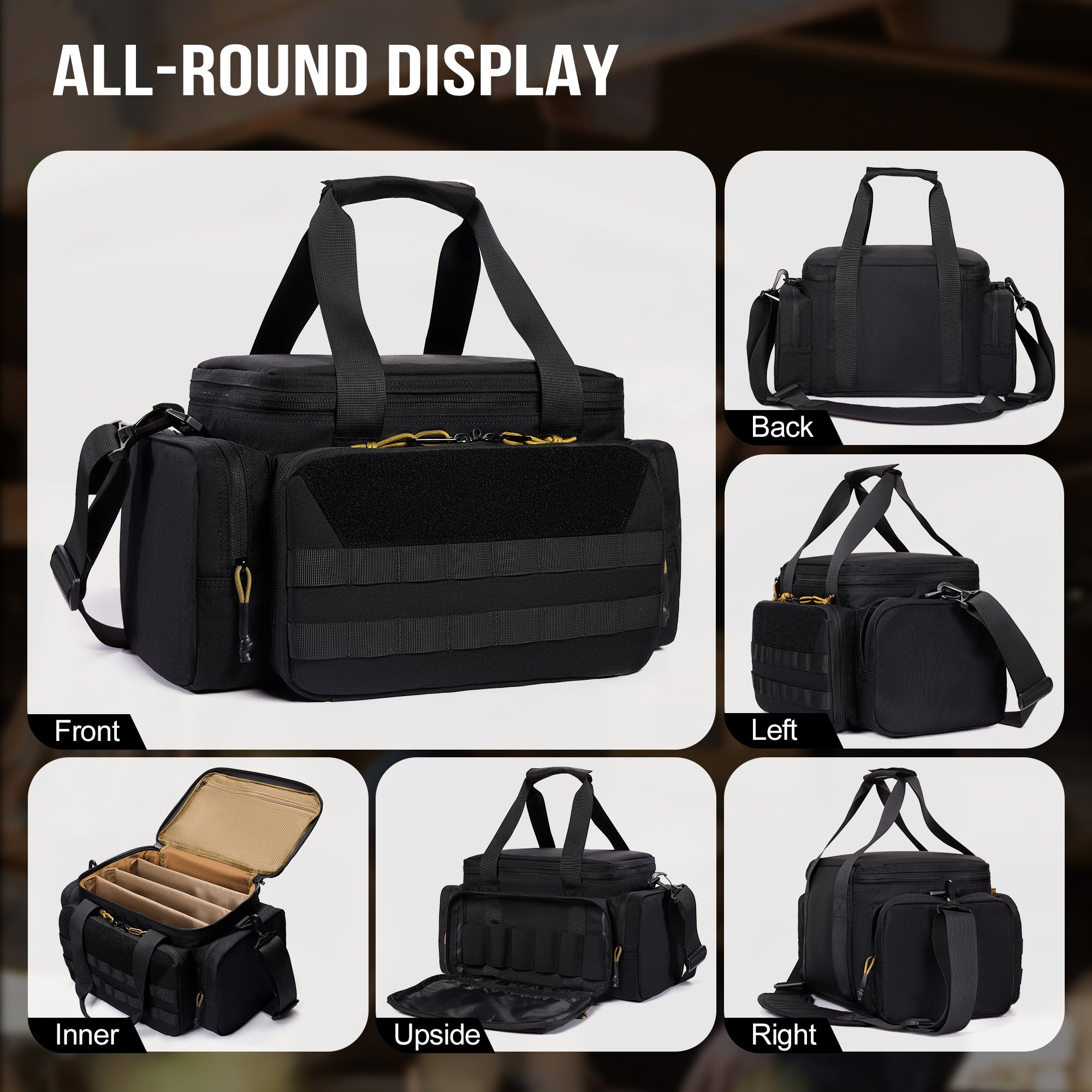 Tactical Shoulder Bag 01B 丨 Multi-Functional & High Capacity