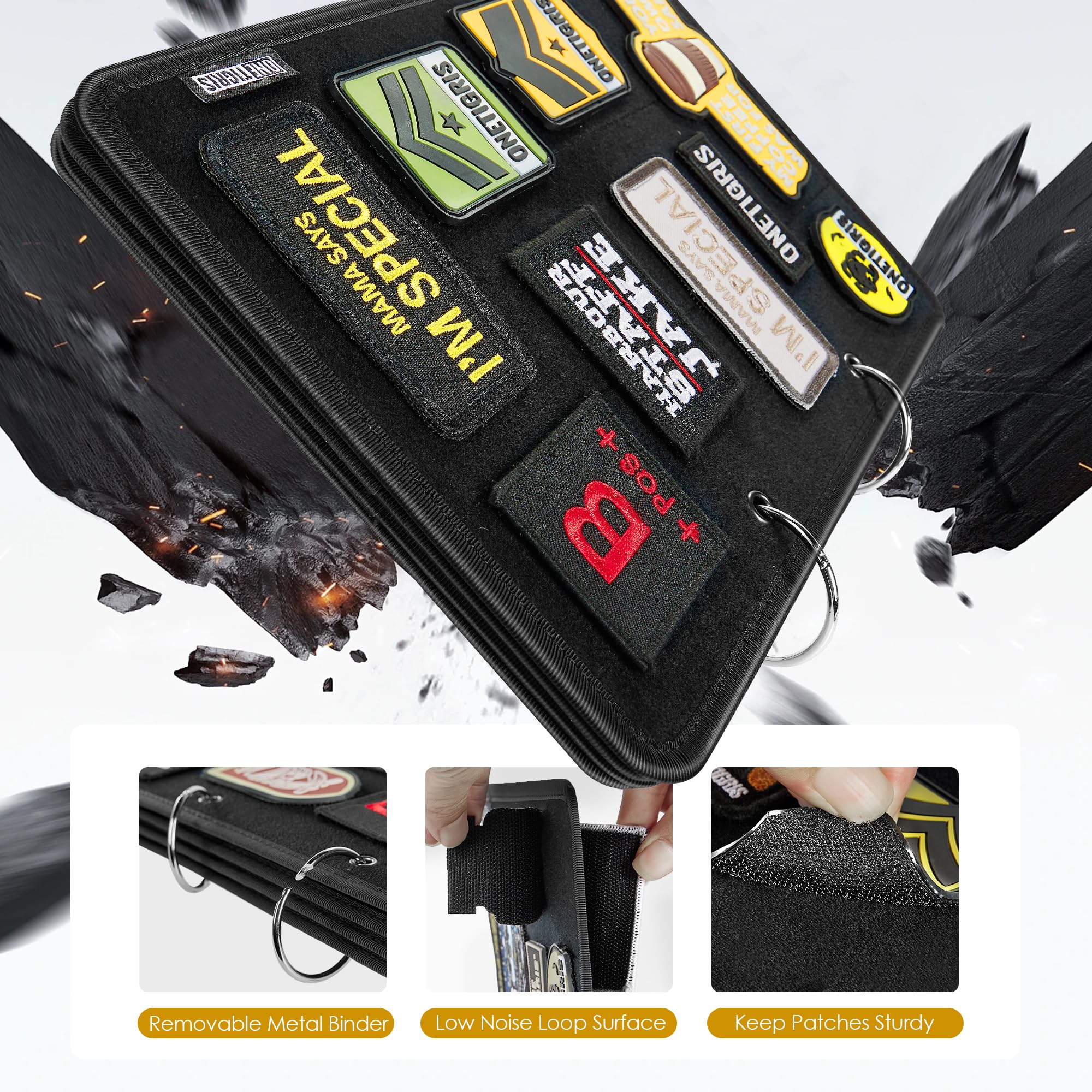 Patch Display 03丨Flip-Page Badge Album & Metal Detachable Binder
