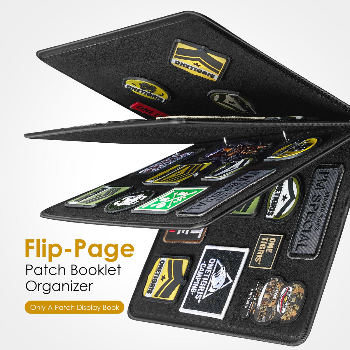 Patch Binder Velcro Patches Display Book | Patch Album Binder | OneTigris ...