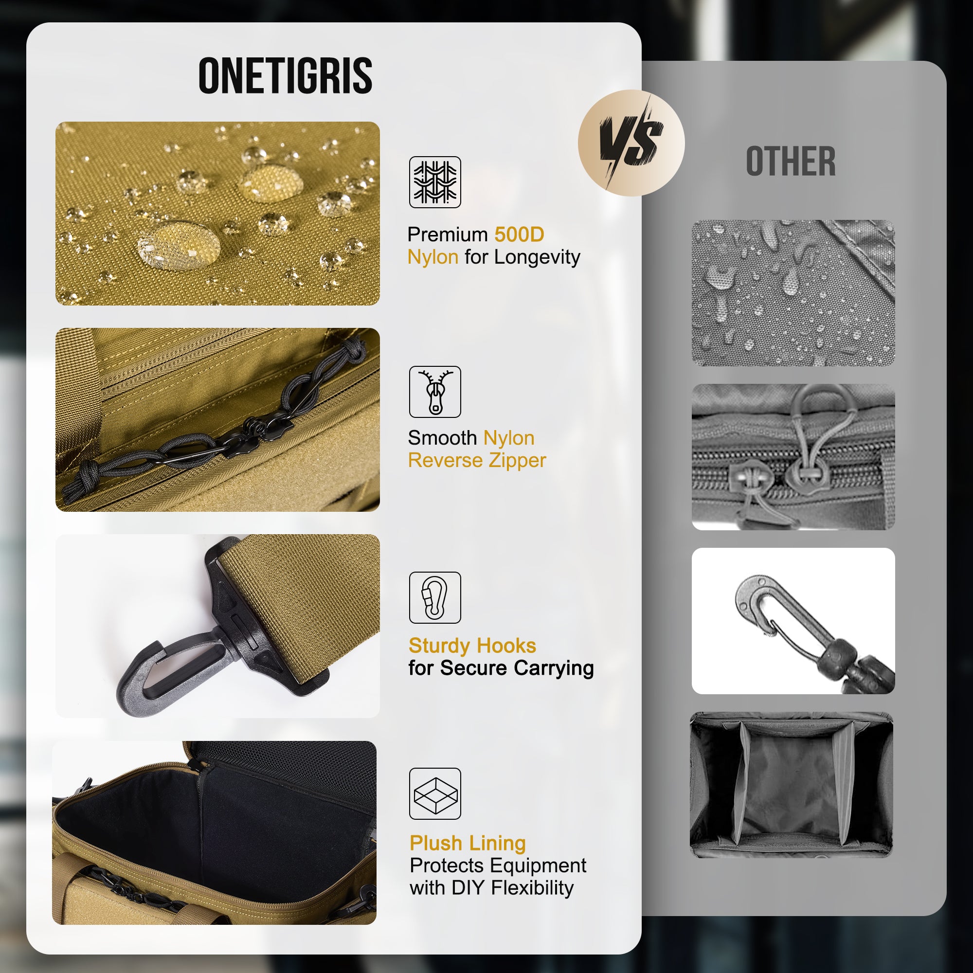 Tactical Shoulder Bag 01B 丨 Multi-Functional & High Capacity