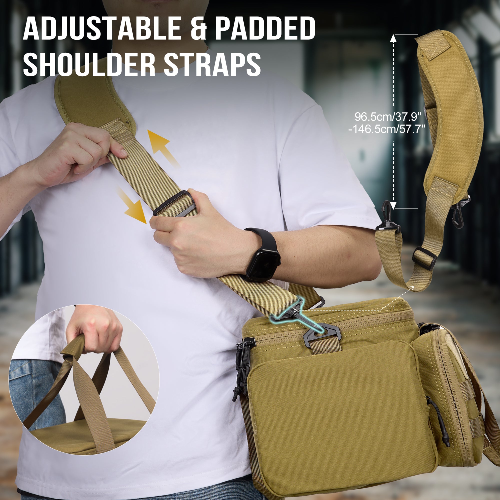 Tactical Shoulder Bag 01B 丨 Multi-Functional & High Capacity