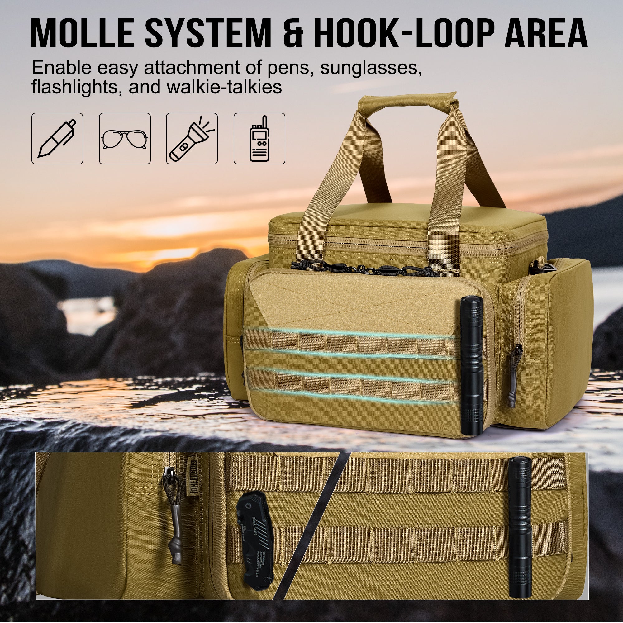 Tactical Shoulder Bag 01B 丨 Multi-Functional & High Capacity