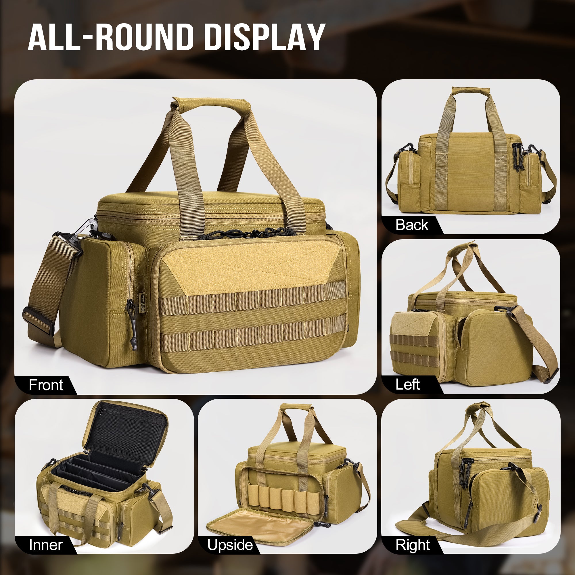 Tactical Shoulder Bag 01B 丨 Multi-Functional & High Capacity